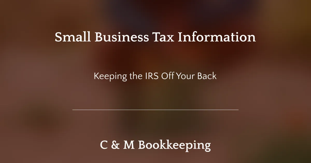 Business taxes information U.S.A.