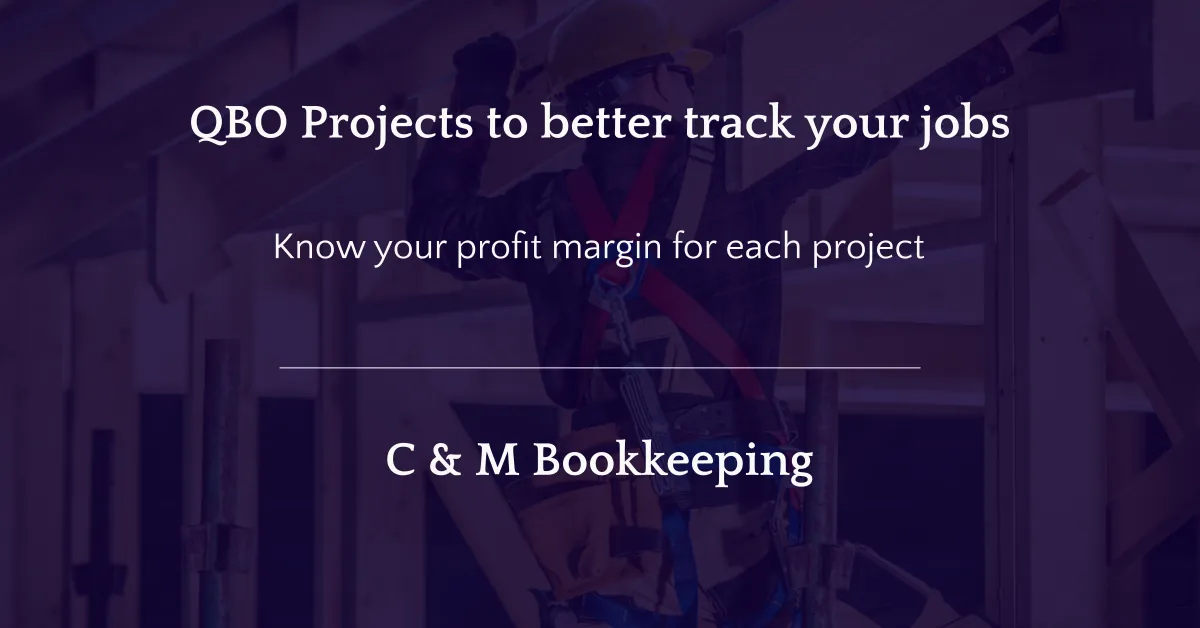 QuickBooks Online Projects for job costing