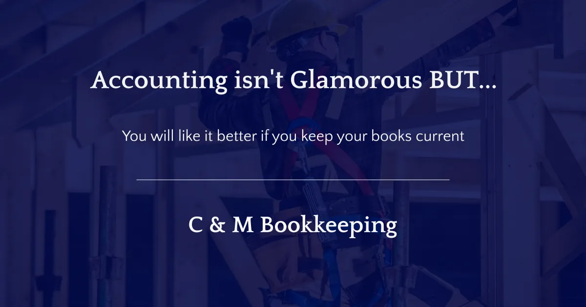 Accounting isn't glamorous but...